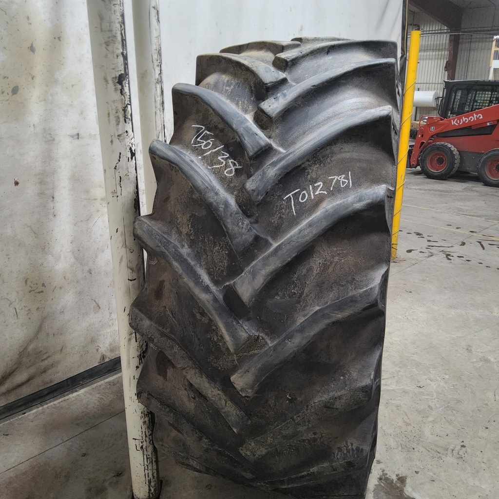 USED 750/65-38 Trelleborg Twin 414 R-1 D (8 Ply), A8 45% for Sale